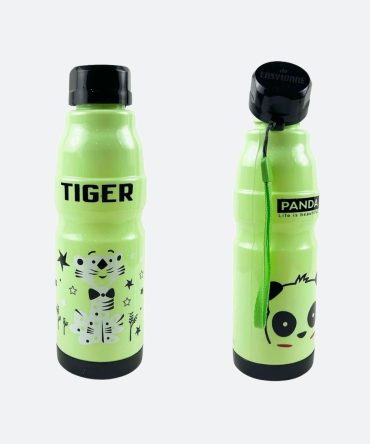 Kids Water Bottle 650ml | Cute Minions Panda Rabbit Design | Leak-Proof BPA Free | Random Color