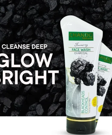Face Wash | Chando Naturals Charcoal Blackheads Control Face Wash 100ml Daily Cleanser for Oily and Combination Skin