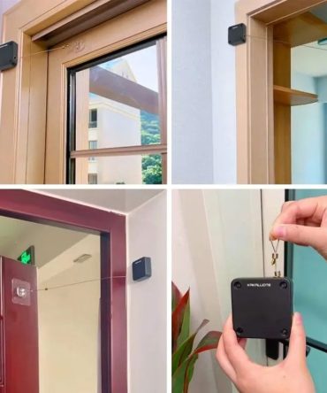 Portable Automatic Door Closer | Punch-Free Installation | Self-Closing Device with Strong Pull Force