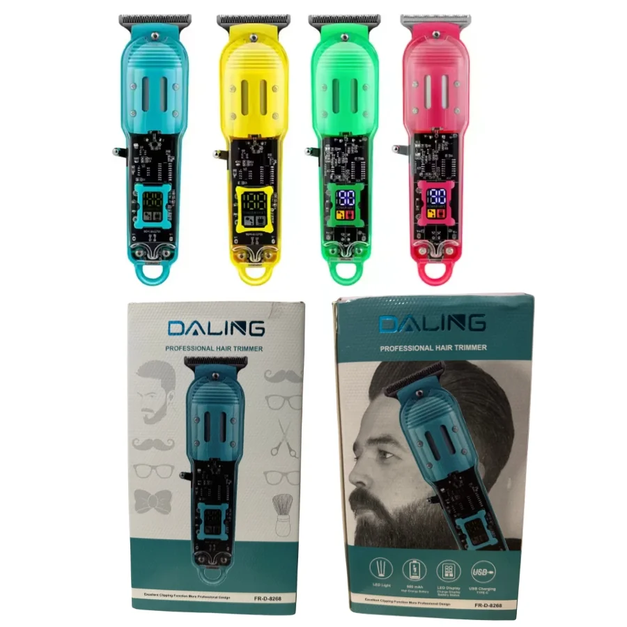 Daling Transparent LCD Electric Hair Trimmer - Image 2