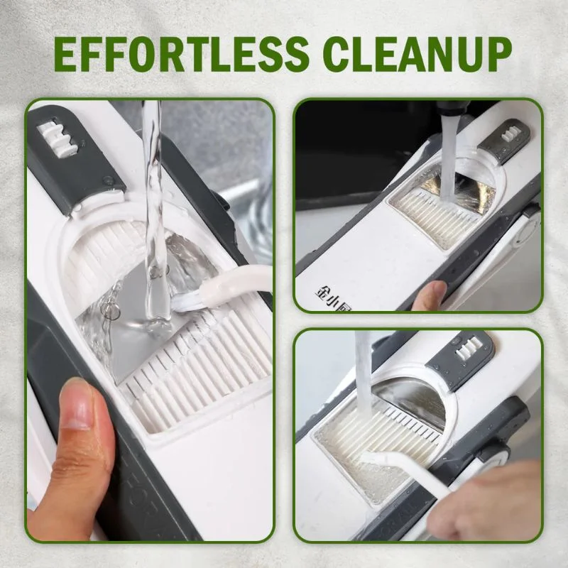 Brava Spring Vegetable Slicer Chopper | Manual Mandoline Cutter Grinder | Multi-Function Fruit & Vegetable Slicer - Image 5