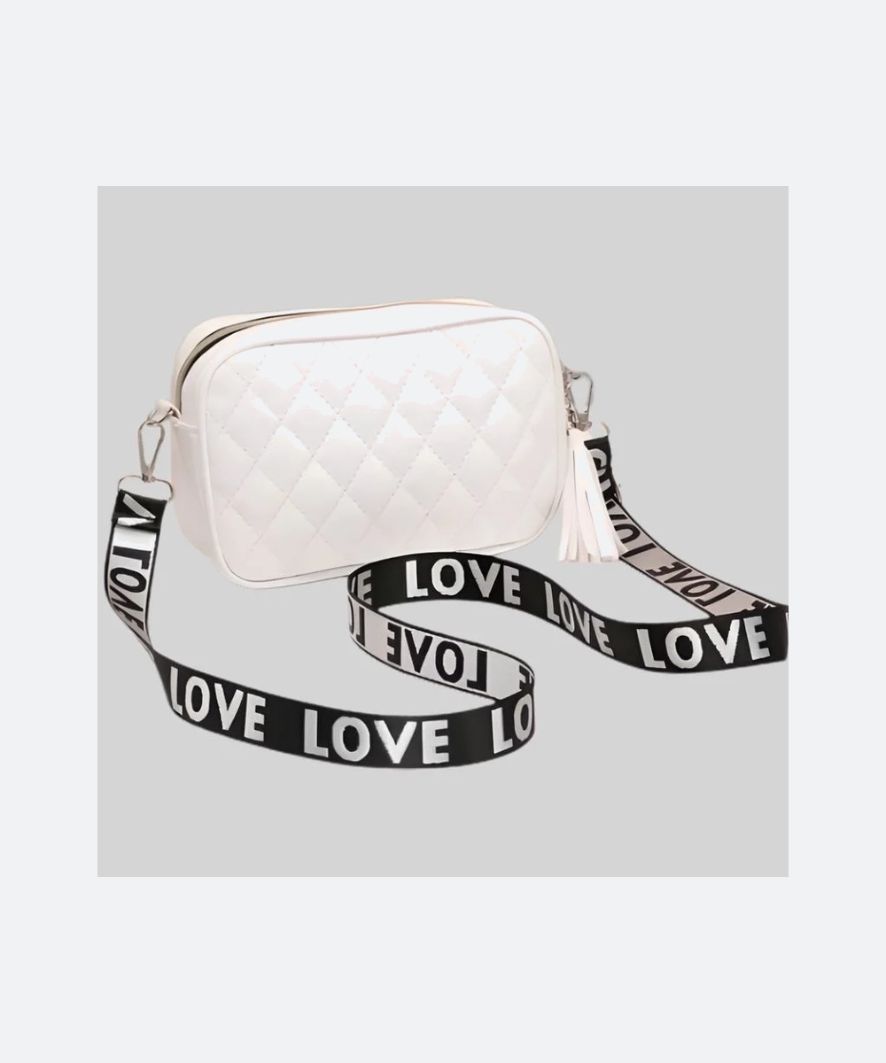 White Leather Handbag for Girls & Women - Image 5