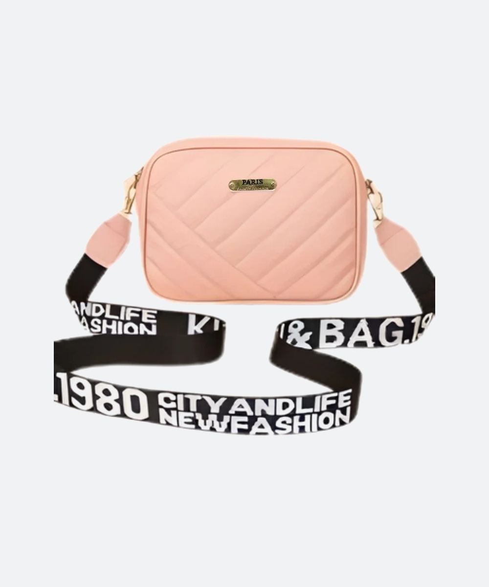 Pink Leather Handbag for Girls & Women - Image 3