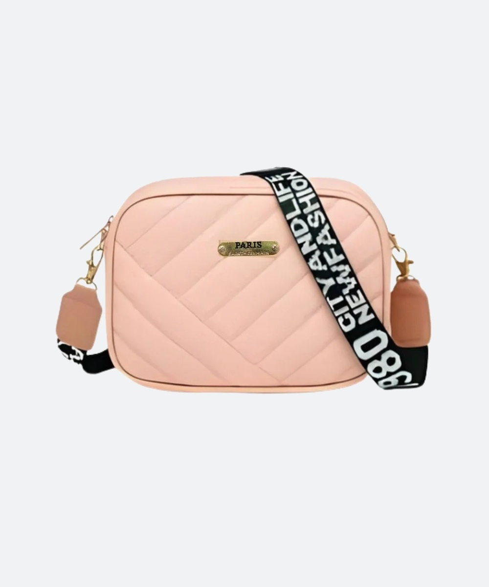 Pink Leather Handbag for Girls & Women - Image 2