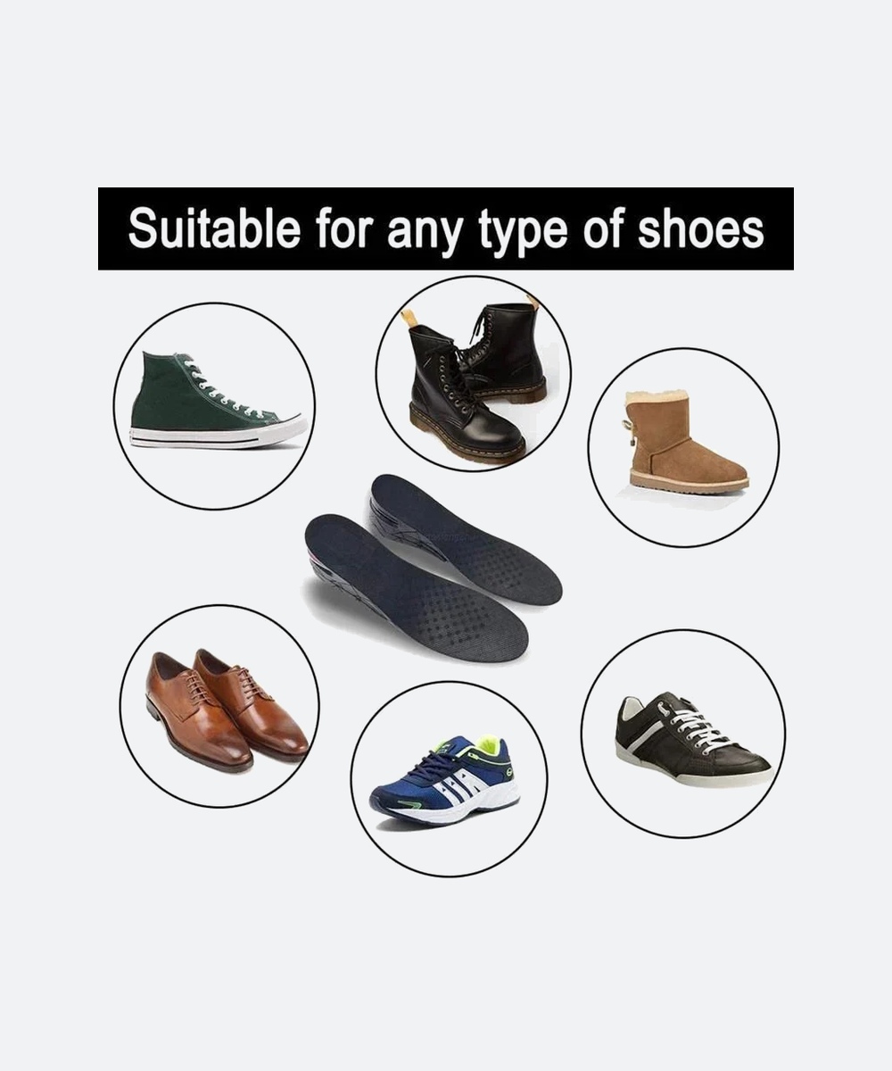 3 Layer Height Increase Insoles – Adjustable 3 cm to 7 cm | Soft, Comfortable & Shock-Absorbing | Elevator Shoe Inserts for Men & Women - Image 5