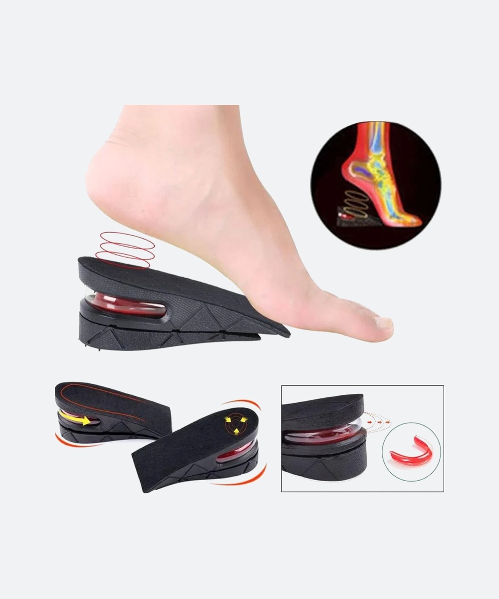 3 Layer Height Increase Insoles – Adjustable 3 cm to 7 cm | Soft, Comfortable & Shock-Absorbing | Elevator Shoe Inserts for Men & Women - Image 3