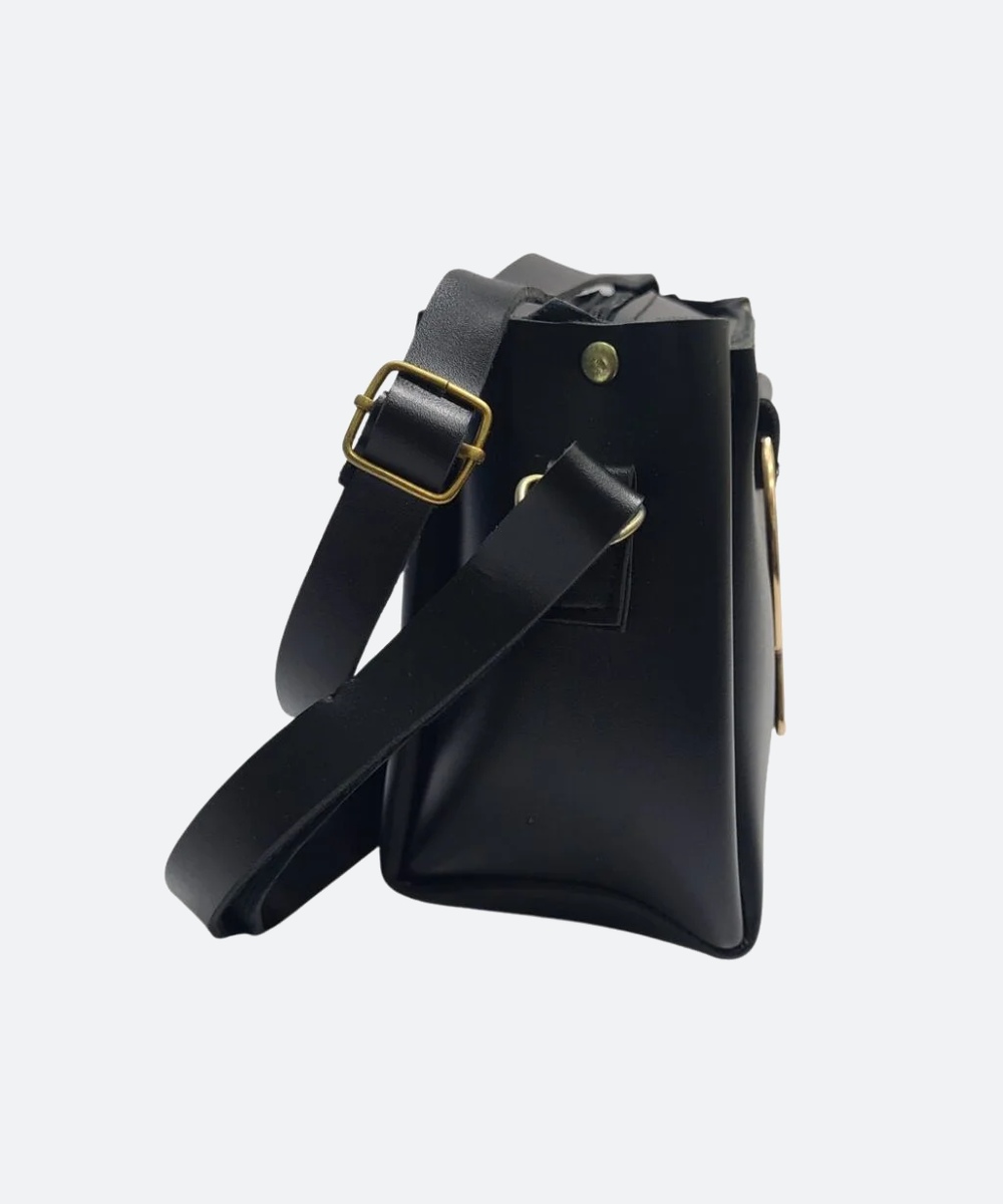 Black Elegant Cat Handle Handbag for Girls & Ladies - Image 2