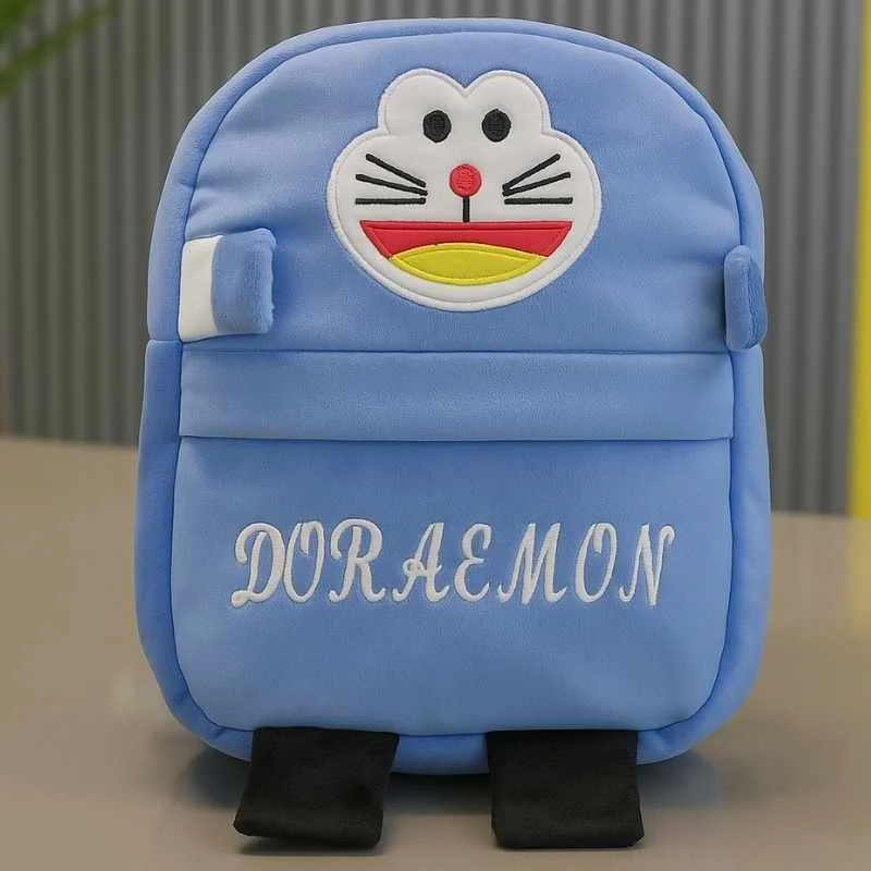 Cute Plush Doraemon Character Backpack - Image 3