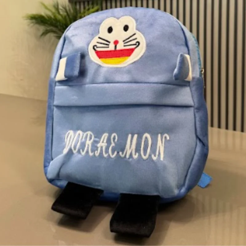 Cute Plush Doraemon Character Backpack - Image 4