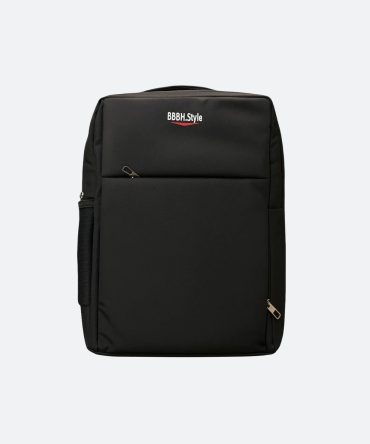 Slim Business Laptop Backpack | Lightweight Travel & Office Bag with Multi-Pockets | Black