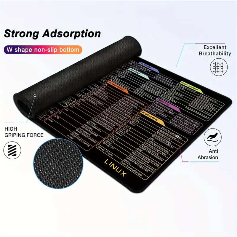 Large Excel Shortcut Keyboard Mouse Pad & Desk Mat 30×59cm - Image 3