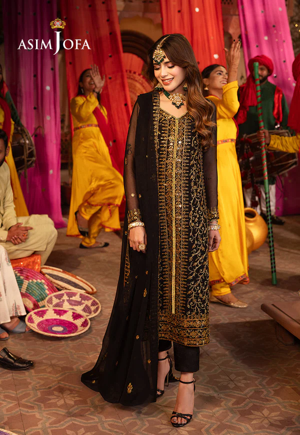 Embroidered Chiffon Stitched 3 PCS