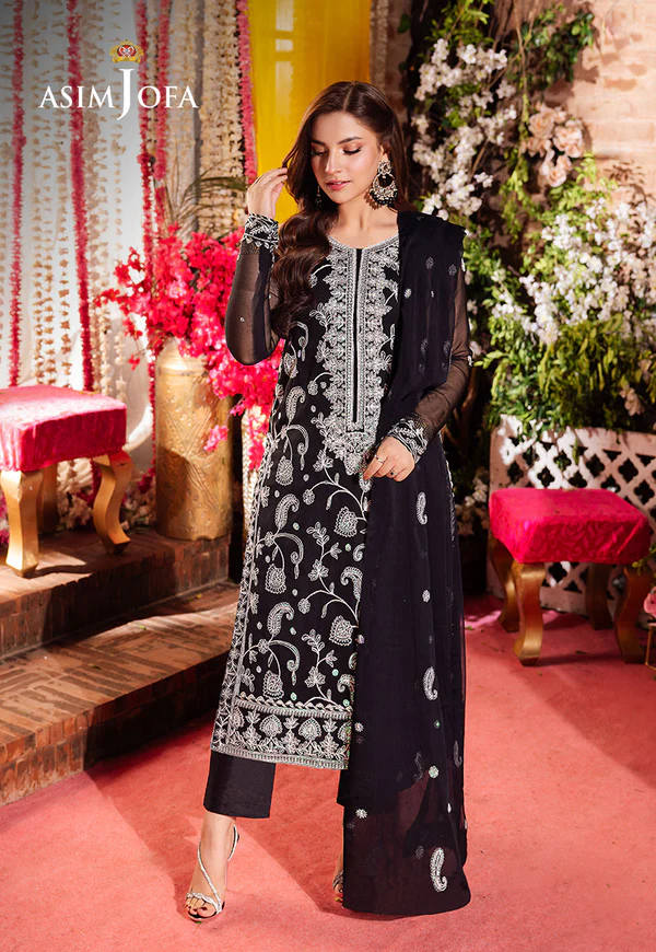 Embroidered Chiffon Stitched 3 PCS