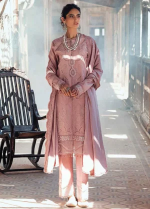 Roheenaz Embroidered Linen Suits Unstitched