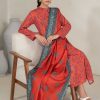 Unstitched Printed Khaddar 3 Piece Suit for Women