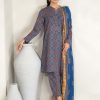 Printed 3 Piece Khaddar Suit – Unstitched Winter Collection